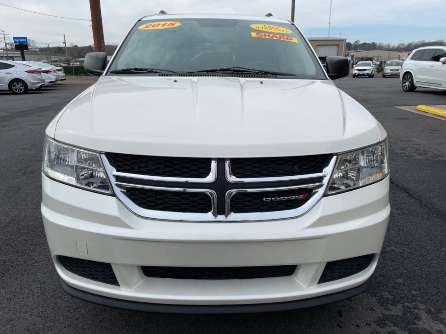 2015 White Dodge Journey (3C4PDCAB5FT) with an 4-Cyl, 2.4 Liter engine, Automatic, 4-Spd w/AutoStick transmission, located at 8008 Warden Rd, Sherwood, AR, 72120, (501) 801-6100, 34.830078, -92.186684 - Photo#2